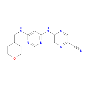 5-((6-(Methyl(tetrahydro-2H-pyran-4-yl)amino)pyrimidin-4-yl)amino)pyrazine-2-carbonitrile