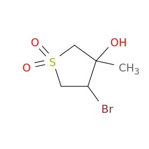 Thiophene-3-ol, 4-bromotetrahydro-3-methyl-, 1,1-dioxide