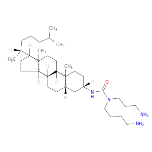 Urea, N-(4-aminobutyl)-N-(3-aminopropyl)-N'-[(3b,5a)-cholestan-3-yl]-