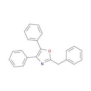 Oxazole, 4,5-diphenyl-2-(phenylmethyl)-