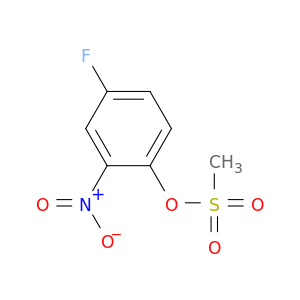 苯酚,4-氟-2-硝基-,1-甲磺酸盐
