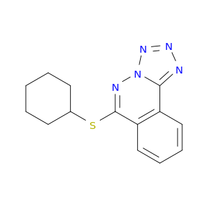 Tetrazolo[5,1-a]phthalazine, 6-(cyclohexylthio)-