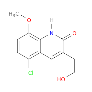 2(1H)-Quinolinone, 5-chloro-3-(2-hydroxyethyl)-8-methoxy-