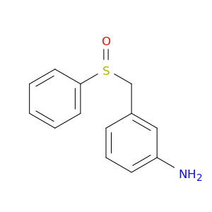 3-[(benzenesulfinyl)methyl]aniline