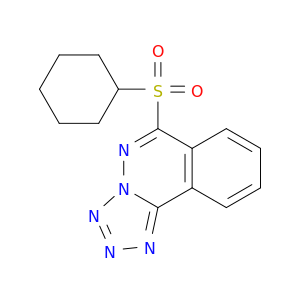 Tetrazolo[5,1-a]phthalazine, 6-(cyclohexylsulfonyl)-