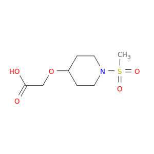 2-[(1-methanesulfonylpiperidin-4-yl)oxy]acetic acid