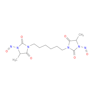 2,4-Imidazolidinedione, 3,3'-(1,6-hexanediyl)bis[5-methyl-1-nitroso-