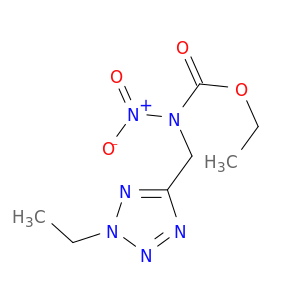 Carbamic acid, [(2-ethyl-2H-tetrazol-5-yl)methyl]nitro-, ethyl ester