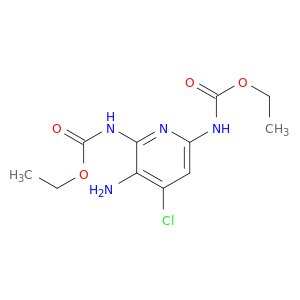 ETHYL N-[3-AMINO-4-CHLORO-6-(ETHOXYCARBONYLAMINO)PYRIDIN-2-YL]CARBAMATE