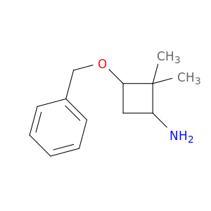 3-(benzyloxy)-2,2-dimethylcyclobutan-1-amine