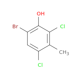 Phenol,6-bromo-2,4-dichloro-3-methyl-
