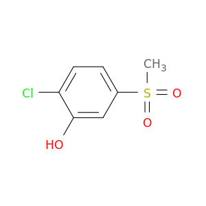 Phenol, 2-chloro-5-(methylsulfonyl)-