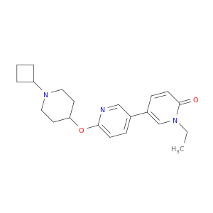 [3,3'-Bipyridin]-6(1H)-one, 6'-[(1-cyclobutyl-4-piperidinyl)oxy]-1-ethyl-