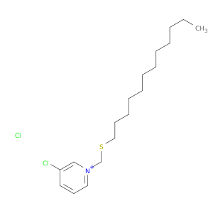 Pyridinium, 3-chloro-1-[(dodecylthio)methyl]-, chloride