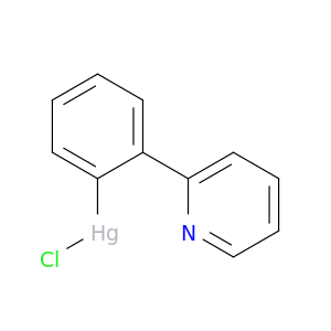 Mercury, chloro[2-(2-pyridinyl)phenyl]-