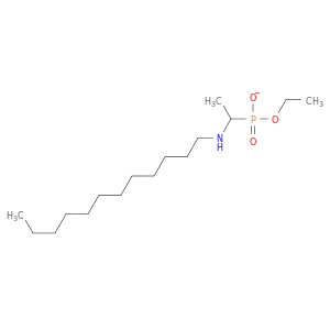 Phosphonic acid, [1-(dodecylamino)ethyl]-, monoethyl ester