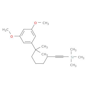 Silane, [7-(3,5-dimethoxyphenyl)-7-methyl-1-octynyl]trimethyl-