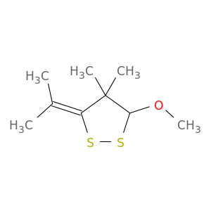 1,2-Dithiolane, 3-methoxy-4,4-dimethyl-5-(1-methylethylidene)-