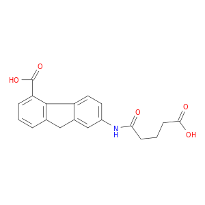 9H-Fluorene-4-carboxylic acid, 7-[(4-carboxy-1-oxobutyl)amino]-