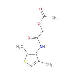 Acetamide, 2-(acetyloxy)-N-(2,4-dimethyl-3-thienyl)-