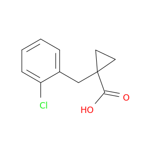 1-[(2-chlorophenyl)methyl]cyclopropane-1-carboxylic Acid