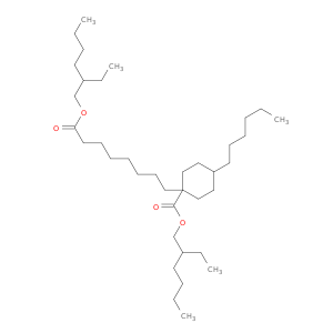 Cyclohexaneoctanoic acid, (((2-ethylhexyl)oxy)carbonyl)-4-hexyl-, 2-ethylhexyl ester
