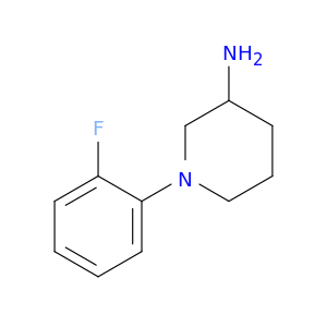 1-(2-fluorophenyl)piperidin-3-amine