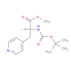 4-Pyridinepropanoic acid, a-[[(1,1-dimethylethoxy)carbonyl]amino]-,methyl ester, (aS)-
