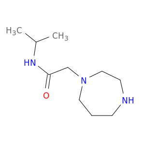 1H-1,4-Diazepine-1-acetamide, hexahydro-N-(1-methylethyl)-
