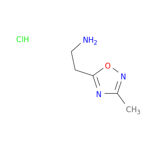 2-(3-methyl-1,2,4-oxadiazol-5-yl)ethanamine;hydrochloride