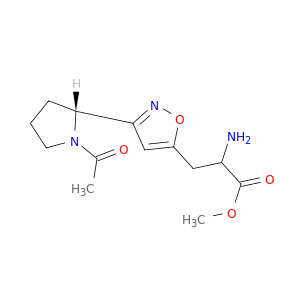 3-[(2R)-1-乙酰基-2-吡咯烷]-ALPHA-氨基-5-异噁唑丙酸甲酯
