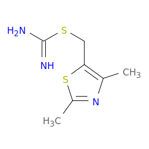 Carbamimidothioic acid,(2,4-dimethyl-5-thiazolyl)methyl ester