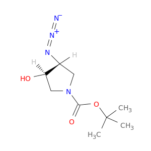 反式-3-叠氮-1-叔丁氧羰基-4-羟基吡咯烷