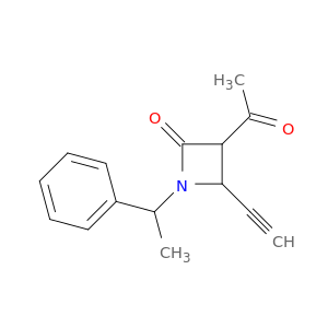 2-Azetidinone, 3-acetyl-4-ethynyl-1-(1-phenylethyl)-