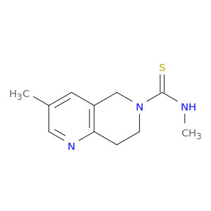 1,6-Naphthyridine-6(5H)-carbothioamide, 7,8-dihydro-N,3-dimethyl-