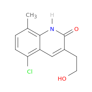 2(1H)-Quinolinone, 5-chloro-3-(2-hydroxyethyl)-8-methyl-