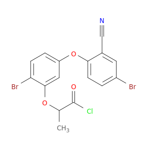 2-[2-溴-5-(4-溴-2-氰基氧基)苯氧基]丙酰氯