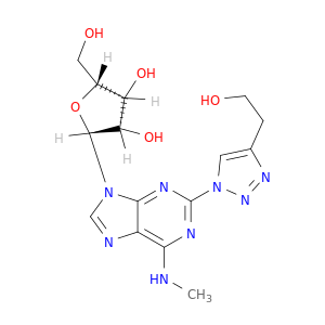 Adenosine, 2-[4-(2-hydroxyethyl)-1H-1,2,3-triazol-1-yl]-N-methyl-