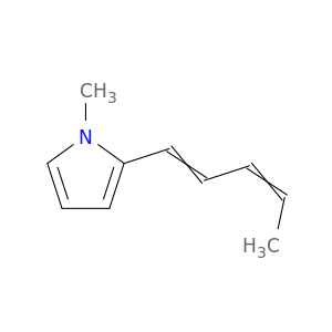 1H-Pyrrole, 1-methyl-2-(1,3-pentadienyl)-