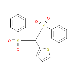 Thiophene, 2-[bis(phenylsulfonyl)methyl]-
