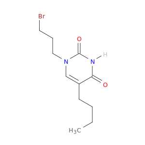 2,4(1H,3H)-Pyrimidinedione, 1-(3-bromopropyl)-5-butyl-