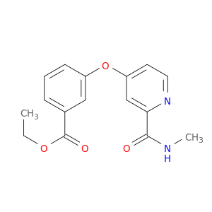 Benzoic acid, 3-[[2-[(methylamino)carbonyl]-4-pyridinyl]oxy]-, ethyl ester
