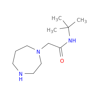 1H-1,4-Diazepine-1-acetamide, N-(1,1-dimethylethyl)hexahydro-