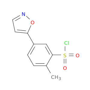 5-(异恶唑-5-基)-2-甲基苯-1-磺酰氯