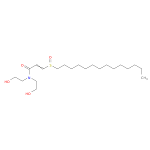 2-Propenamide, N,N-bis(2-hydroxyethyl)-3-(tetradecylsulfinyl)-