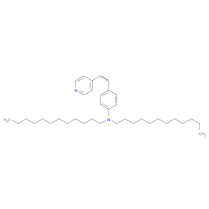 Benzenamine, N,N-didodecyl-4-[2-(4-pyridinyl)ethenyl]-