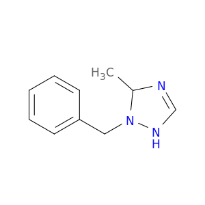 1H-1,2,4-Triazole, 2,5-dihydro-5-methyl-1-(phenylmethyl)-