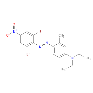 4-[2-(2,6-二溴-4-硝基苯基)二亚苯基]-N,N-二乙基-3-甲基苯并苯胺