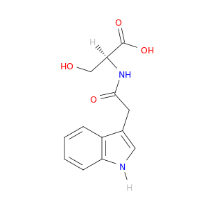 L-丝氨酸,N-(1H-吲哚-3-酰基乙酰基)-