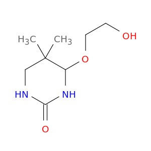 2(1H)-Pyrimidinone, tetrahydro-4-(2-hydroxyethoxy)-5,5-dimethyl-